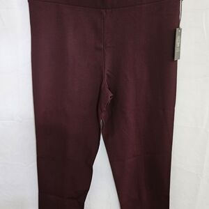 Vince Camuto Burgundy Leggings